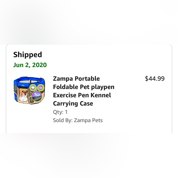 Zampa Portable, foldable Pet Playpen - small to Med pets - EUC - only used once - Picture 7 of 16